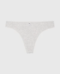 Thong Panty Cool Gray Heather
