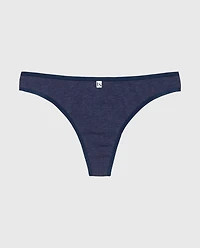 Thong Panty Dark Navy Heather