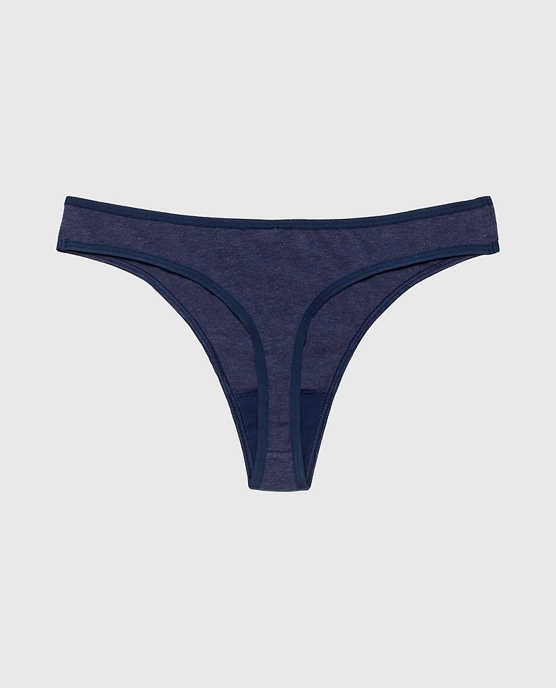 Thong Panty Dark Navy Heather