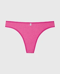 Thong Panty Fuchsia Red Heather