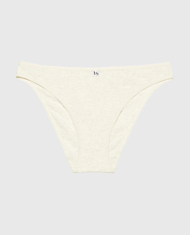 Culotte bikini en Avoine chiné