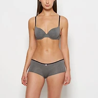 Boyshort Panty Tuxedo Heather
