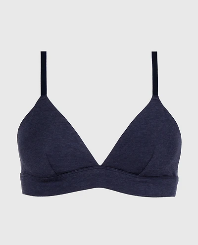 Brassière en Bleu marine foncé chiné