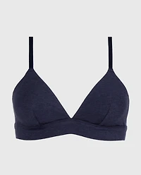 Brassière en Bleu marine foncé chiné