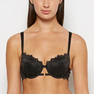 Balconette Bra Tuxedo Black