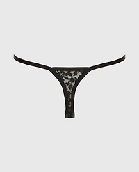 Culotte tanga en Smoking Noir