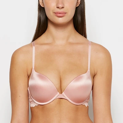 Soutien-gorge plongeant en Rose Majestueux