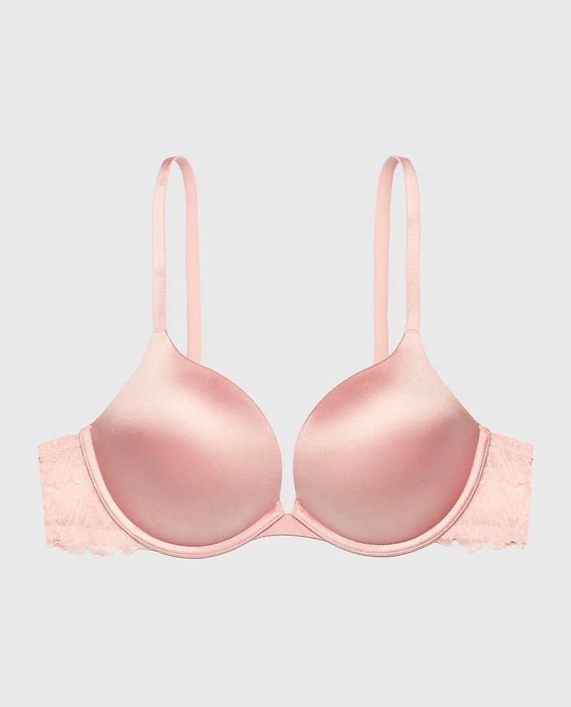 Soutien-gorge plongeant en Rose Majestueux