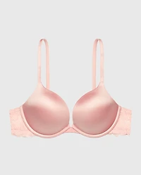 Soutien-gorge plongeant en Rose Majestueux