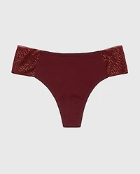 Culotte tanga coquine avec logo Rubis russe