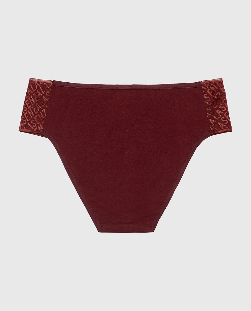 Culotte bikini avec logo Rubis russe