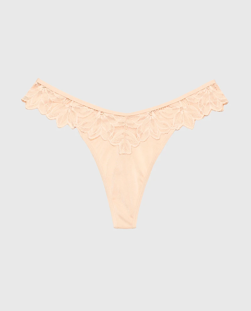 Diva Thong Panty Cameo Rose