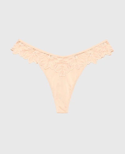 Diva Thong Panty Cameo Rose