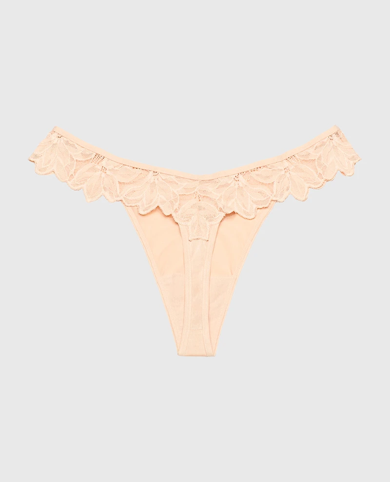 Diva Thong Panty Cameo Rose