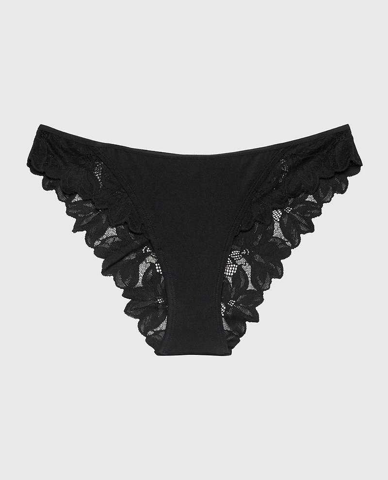 Diva Mini Cheeky Panty Tuxedo Black
