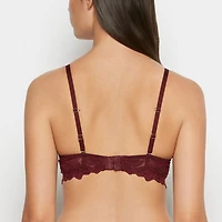 Soutien-gorge pigeonnant en dentelle Rêverie Rubis russe