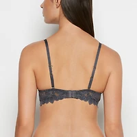 Push up bra with all over Reverie Lace Ebony