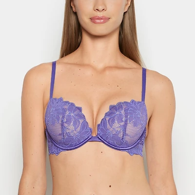 La Senza | Push up bra with all over Reverie Lace in Purple Opulence | Lace | Purple Opulence | 36DDD