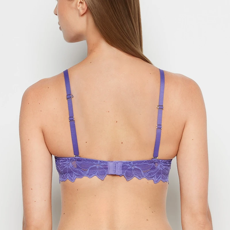 Push up bra with all over Reverie Lace Purple Opulence
