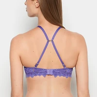 Push up bra with all over Reverie Lace Purple Opulence