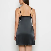 Satin Slip Tuxedo Black