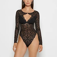 After Hours Longsleeve Bodysuit Tuxedo Black