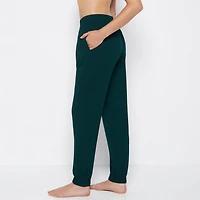French Terry Sleep Pant Emerald Green Heather