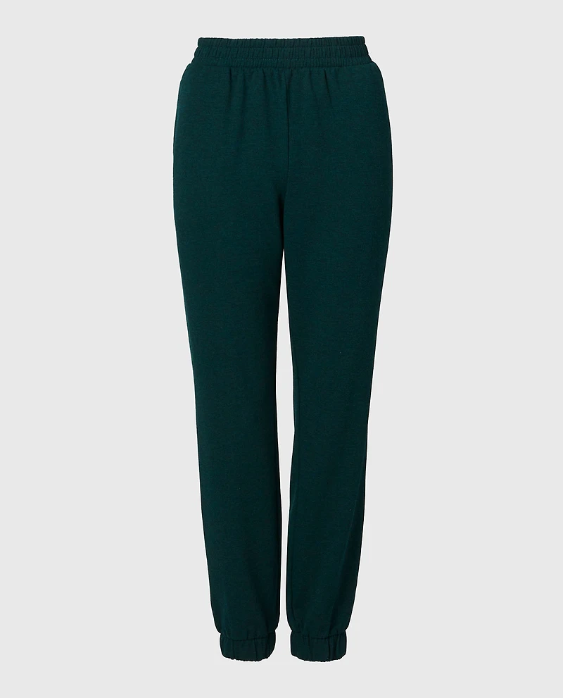 French Terry Sleep Pant Emerald Green Heather