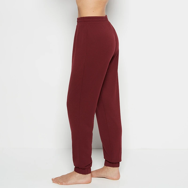 French Terry Sleep Pant Russian Ruby Heather