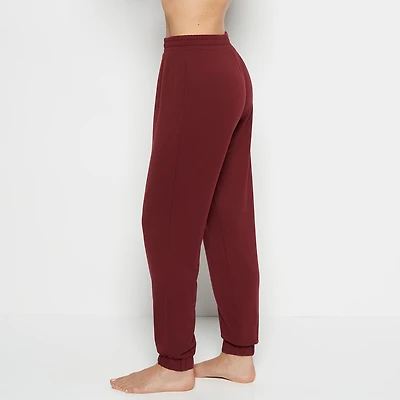 French Terry Sleep Pant Russian Ruby Heather