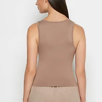 Square Neck Sleep Tank Leafless Tree