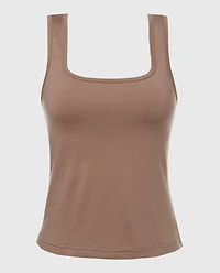 Square Neck Sleep Tank Leafless Tree