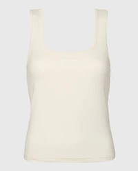 Square Neck Sleep Tank Egret