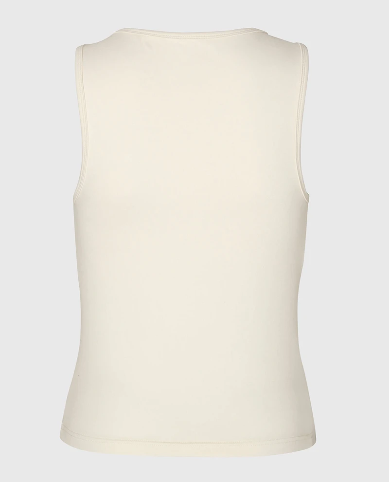 Square Neck Sleep Tank Egret