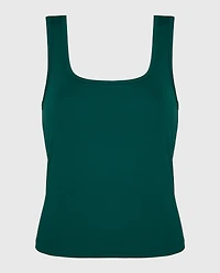 Square Neck Sleep Tank Emerald Green