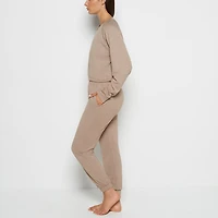 Pantalon de nuit  en molleton Arbre décimé chiné
