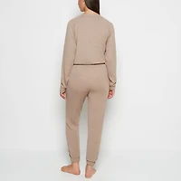 Pantalon de nuit  en molleton Arbre décimé chiné