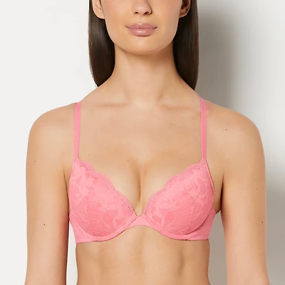 Push Up Plunge Bra With Charmed Lace Pink Lemonade