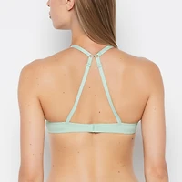 Charmed Push Up Plunge Lace Cup Bra Hemlock