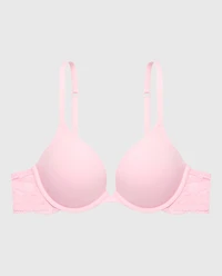 Smooth Push Up Plunge Bra With Charmed Lace Wing Sweet Dream