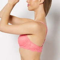 Unlined Demi Bra Charmed Lace Pink Lemonade