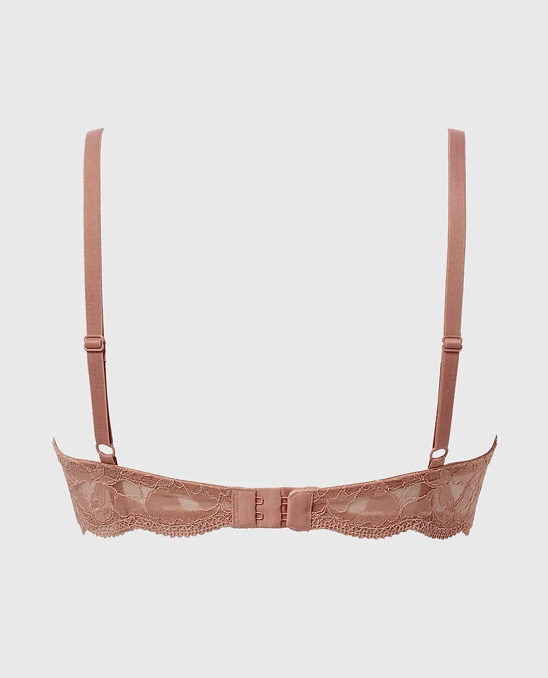 Unlined Demi Bra Charmed Lace Deer