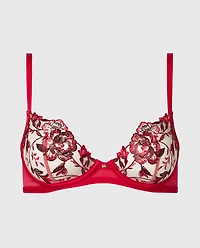 Unlined Demi Bra Evening Blush