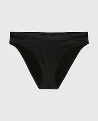 Mid-Rise Bikini Panty Tuxedo Black