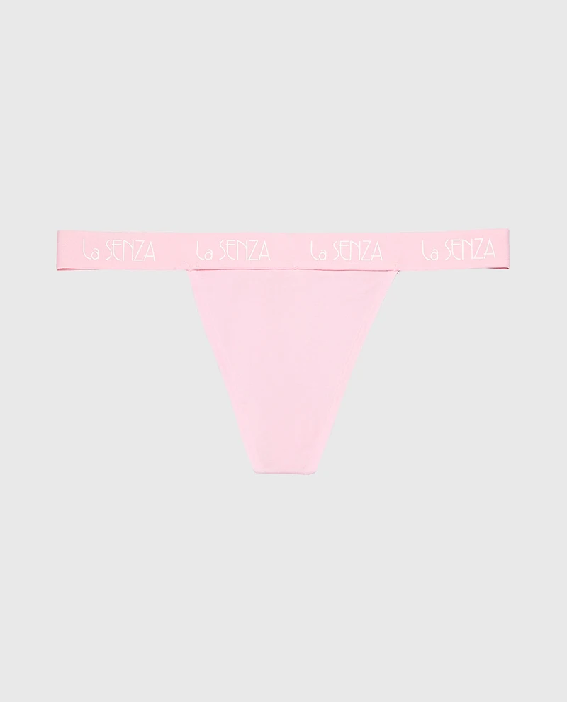 G-String Cotton Panty with Art Deco Logo Band Sweet Dream