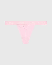 G-String Cotton Panty with Art Deco Logo Band Sweet Dream