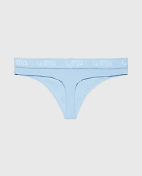 Thong Panty with Art Deco Logo Glacier Lake