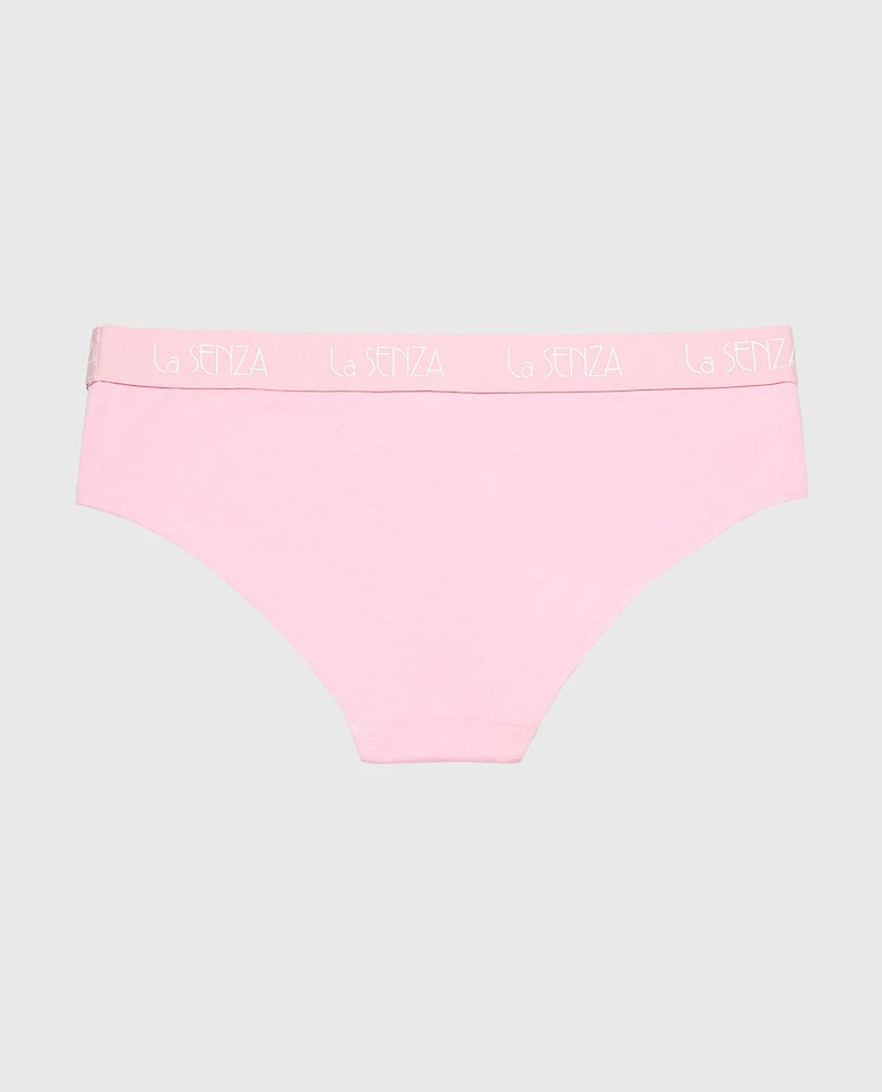 Hipster Cotton Panty with Art Deco Logo Band Sweet Dream