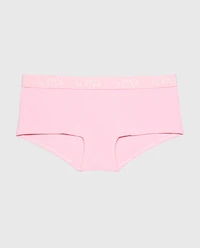 Boyshort Cotton Panty with Art Deco Logo Band Sweet Dream