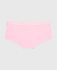 Boyshort Cotton Panty with Art Deco Logo Band Sweet Dream